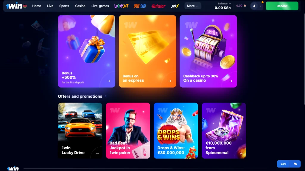 1Win Casino Bonus